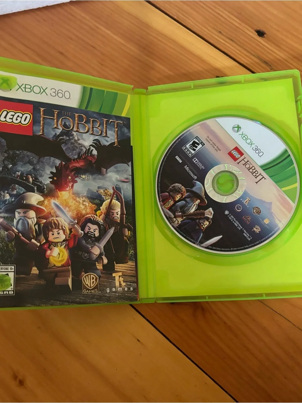 LEGO The Hobbit Xbox 360 Complete Game 🎮 LOTR Fantasy Adventure